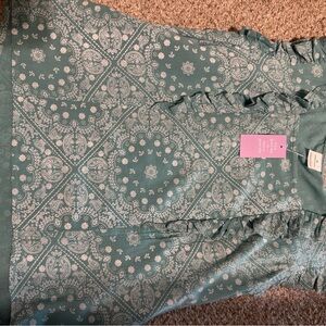 Kids Paisley Print Top in Teal by Cat & Jack